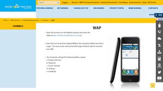 
                            1. WAP - Canara Bank