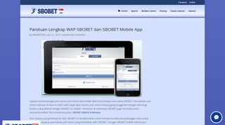 
                            12. wap sbobet login | SBOBETIDN - SBOBET Online