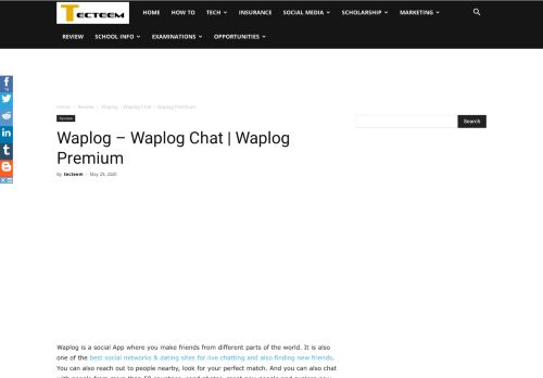 
                            11. Waplog - Login Waplog.com & meet with New Friends | Tecteem