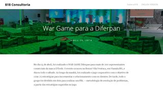 
                            11. War Game para a Diferpan | 818 Consultoria