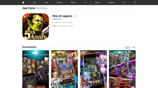 
                            12. War of Legions im App Store - iTunes - Apple