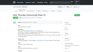 
                            10. War Thunder Community Park · Issue #9 · decentraland/districts · GitHub