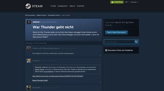 
                            4. War Thunder geht nicht :: Deutsches Forum - Steam Community