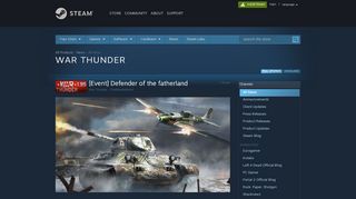 
                            8. War Thunder - Steam