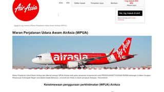 
                            2. Waran Perjalanan Udara Awam AirAsia (WPUA) | AirAsia