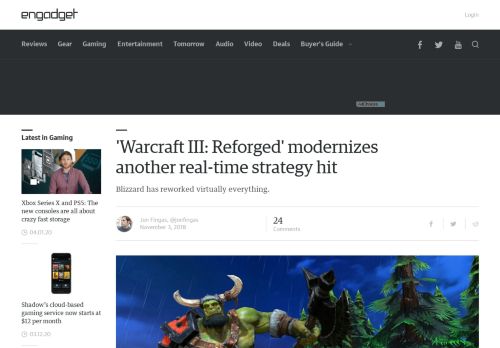 
                            13. 'Warcraft III: Reforged' modernizes another real-time strategy hit