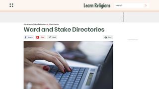 
                            11. Ward and Stake Directories Are Online and Current - ThoughtCo