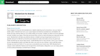 
                            11. WardenCam for Android - Free download and software reviews ...