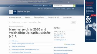 
                            9. Warennummer / Warenverzeichnis 2019 - IHK Region Stuttgart