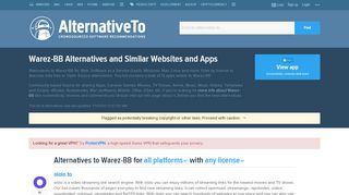 
                            12. Warez-BB Alternatives and Similar Websites and Apps - AlternativeTo ...