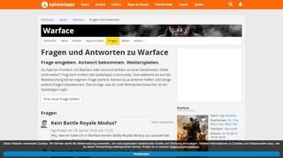 
                            11. Warface: Fragen und Antworten | spieletipps