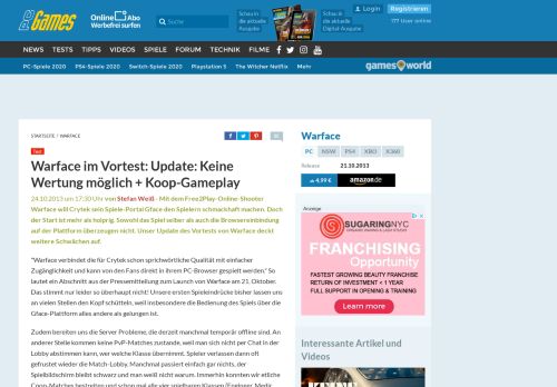 
                            8. Warface im Vortest: Update: Keine Wertung möglich + Koop-Gameplay