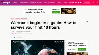
                            12. Warframe beginner's guide: How to survive your first 10 hours - Polygon