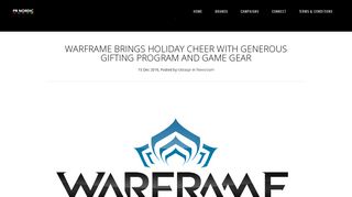 
                            10. Warframe Brings Holiday Cheer With Generous Gifting Program And ...