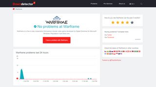 
                            13. Warframe down? Current status and outages | Canadianoutages