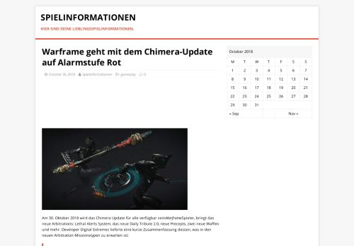
                            7. Warframe geht mit dem Chimera-Update auf Alarmstufe Rot ...