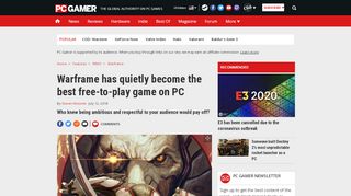 
                            13. Warframe has quietly become the best free-to-play game on PC | PC ...