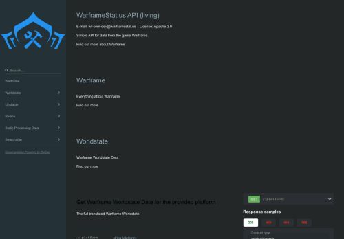 
                            7. warframestat.us API Specification