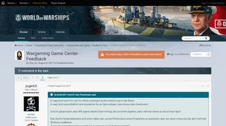 
                            11. Wargaming Game Center - Feedback - Page 3 - Feedback Archiv ...