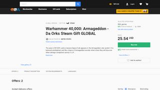 
                            9. Warhammer 40,000: Armageddon - Da Orks Steam Gift GLOBAL ...