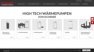 
                            11. Wärmepumpe - Effiziente Heizsysteme von OCHSNER | Deutschland