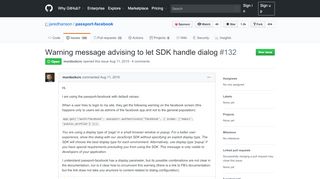 
                            5. Warning message advising to let SDK handle dialog · Issue #132 ...
