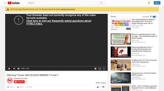 
                            8. Warning !! Scam Alert ELIGIUS MINING !! It real ? - YouTube