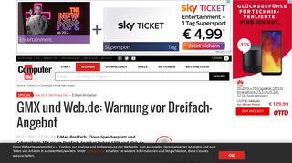 
                            11. Warnung vor GMX-Topmail und Web.de Club - COMPUTER BILD