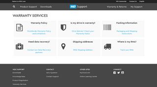 
                            2. Warranty Information | WD Support - Western Digital