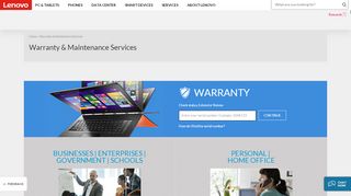 
                            6. Warranty & Maintenance Services | Lenovo US