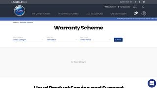 
                            5. Warranty Scheme - LLOYD