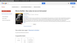 
                            12. Warren Buffett - Das Leben ist wie ein Schneeball - Google Books-Ergebnisseite