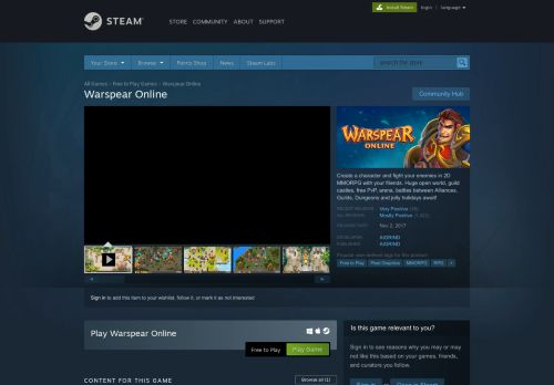
                            13. Warspear Online on Steam