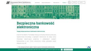
                            4. Warszawski Bank Spółdzielczy | BEZPIECZNA BANKOWOŚĆ ...