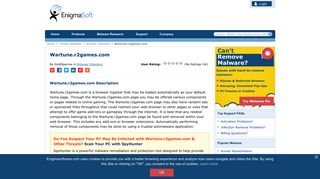 
                            9. Wartune.r2games.com Removal Report - Enigma Software