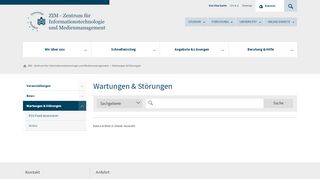 
                            2. Wartungen & Störungen - ZIM - Zentrum für ... - Universität Potsdam