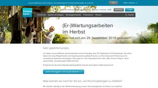 
                            11. Wartungsarbeiten - Consorsbank