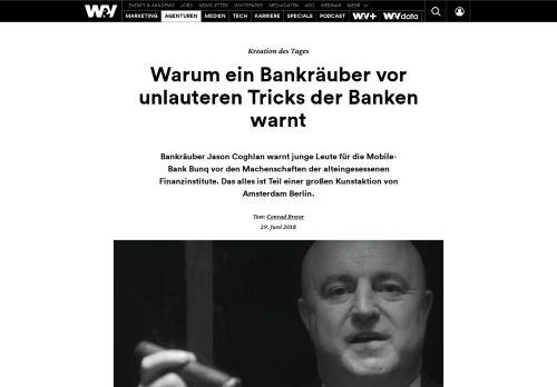 
                            10. Warum ein Bankräuber vor unlauteren Tricks der Banken warnt | W&V