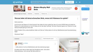 
                            10. Warum habe ich kein/schwaches Netz, wenn ich Pokemon Go spiele ...