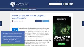 
                            10. Warum ich von OneDrive auf Dropbox umgestiegen bin › Dr. Windows