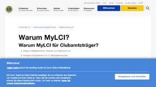 
                            3. Warum MyLCI? | Lions Clubs International