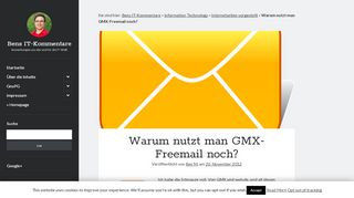 
                            11. Warum nutzt man GMX-Freemail noch? – Bens IT-Kommentare