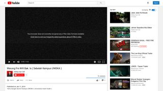 
                            10. Warung Fre Wifi Bak. Is ( Sebelah Kampus UNISKA ) - YouTube