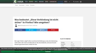 
                            8. Was bedeutet „Diese Verbindung ist nicht sicher“ in Firefox? Wie ...