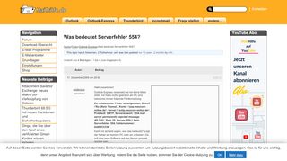 
                            8. Was bedeutet Serverfehler 554? › Von goldensun › Mailhilfe.de