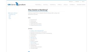 
                            12. Was bietet e-Banking? - Glarner Regional Bank