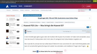 
                            9. Was bringt die Huawei ID? | AndroidPIT Forum