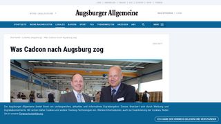 
                            9. Was Cadcon nach Augsburg zog - Lokales (Augsburg) - Augsburger ...