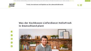 
                            10. Was der Kochboxen-Lieferdienst HelloFresh in Deutschland plant ...