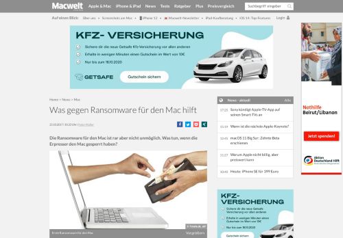 
                            1. Was gegen Ransomware für den Mac hilft - Macwelt